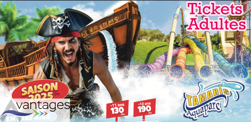 Tickets Adultes Tamaris Aquaparc Casablanca